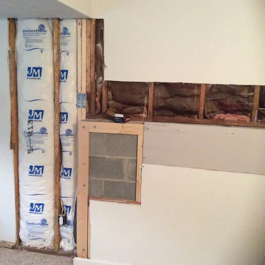 Wall insulation replacement during Odor Removal & Deodorization in Summerlin South